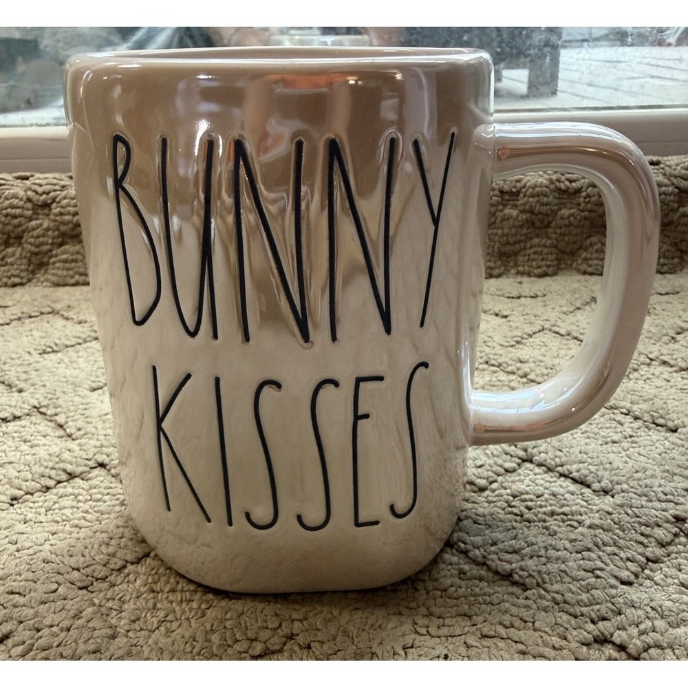 Rae Dunn by Magenta Bunny Kisses Coffee Mug Pearl Color